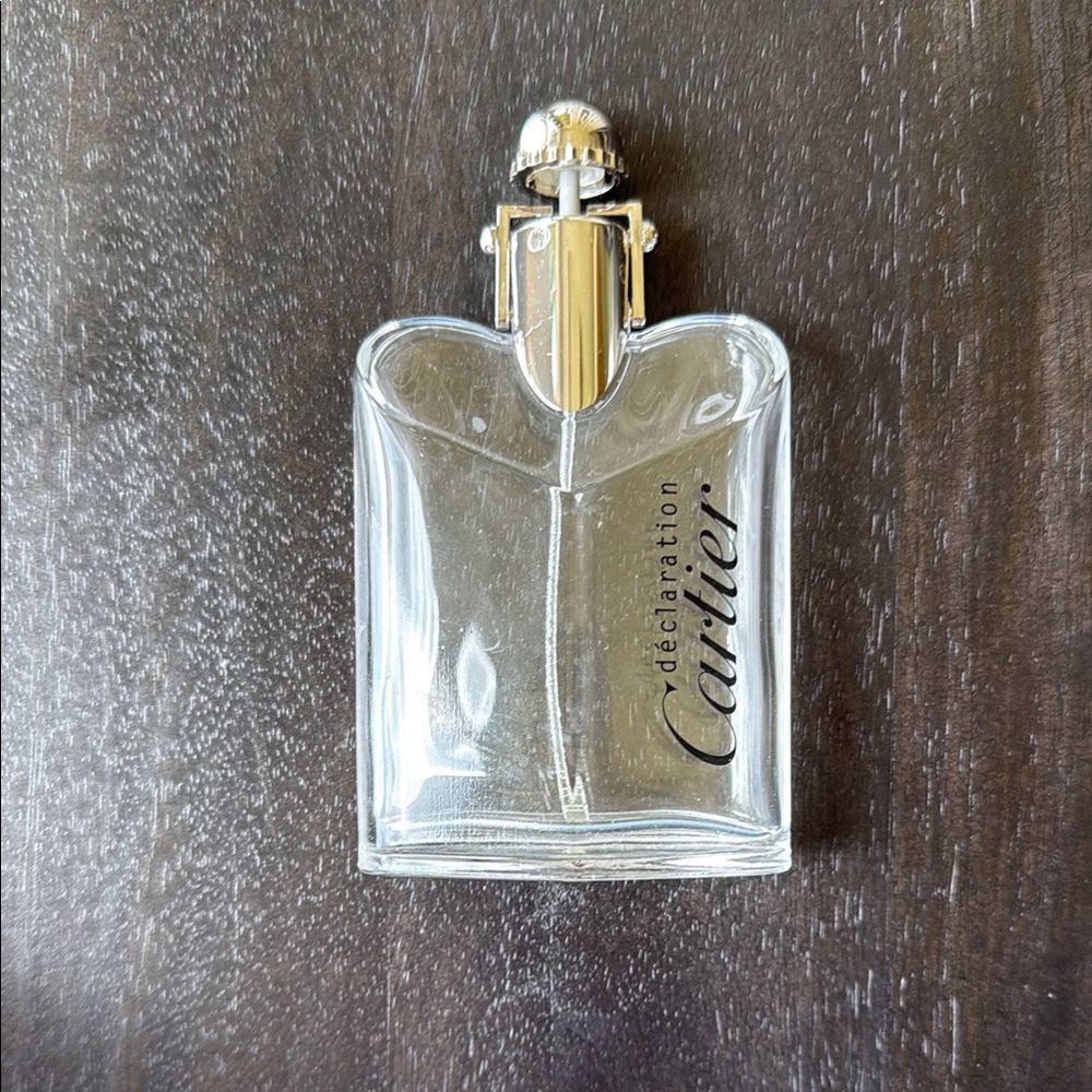 Empty Cartier Perfume bottle